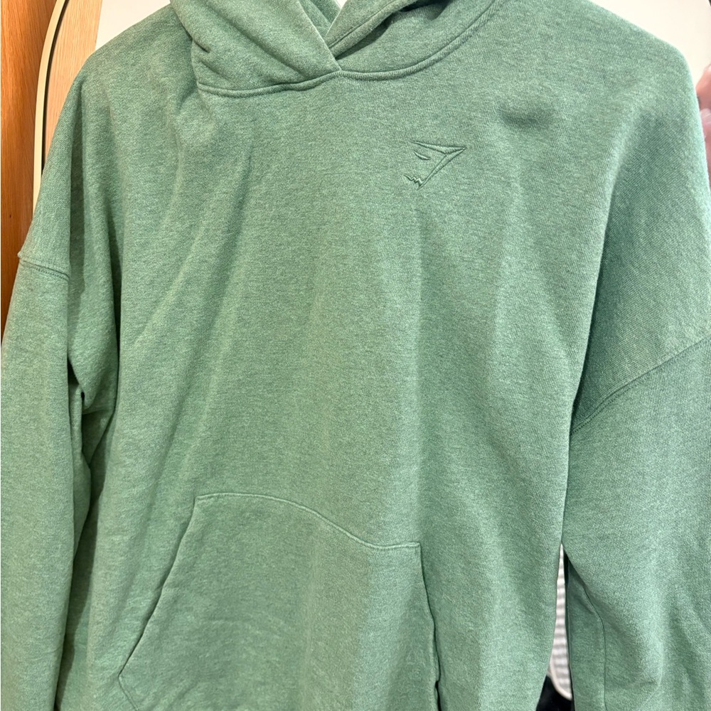 Gymshark Sage Green Oversized Rest Day Hoodie Size small